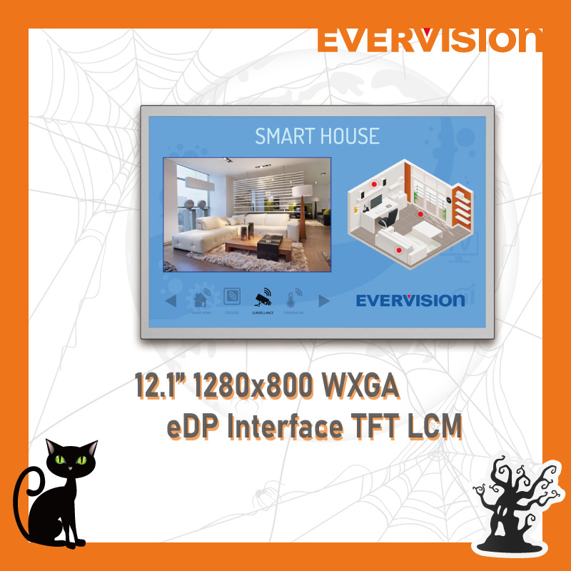 12.1 inch eDP介面顯示模組, eDP TFT LCD, eDP 訊號介面