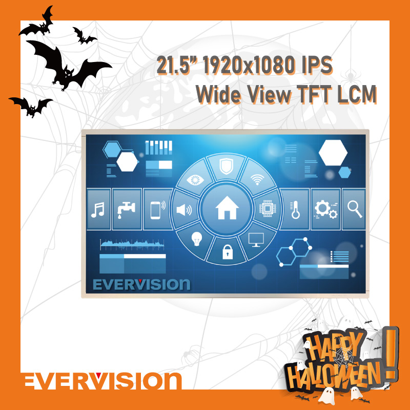 21.5 inch 1920x1080 IPS TFT LCD with LVDS Interface