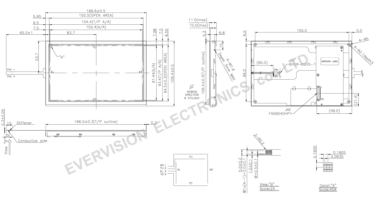 VGG804849-B | Standard TFT | EVERVISION