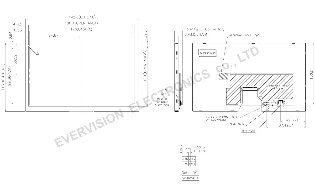 VGG804823-S(SR) | High Brightness | EVERVISION