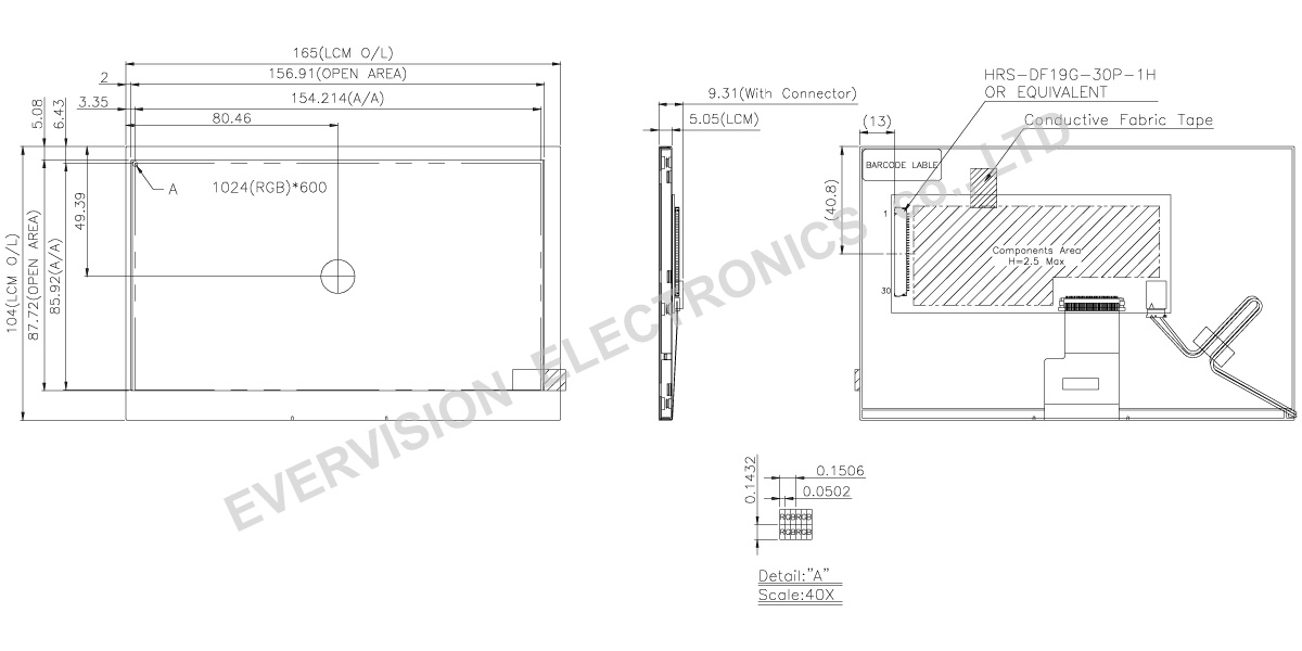 VGG106009-A(WV) | Wide View TFT | EVERVISION